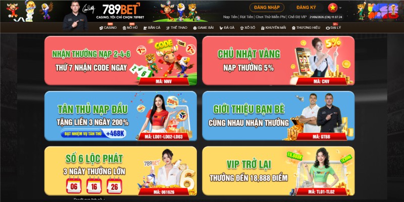 Chương trình khuyến mãi 789BET bùng nổ 2026