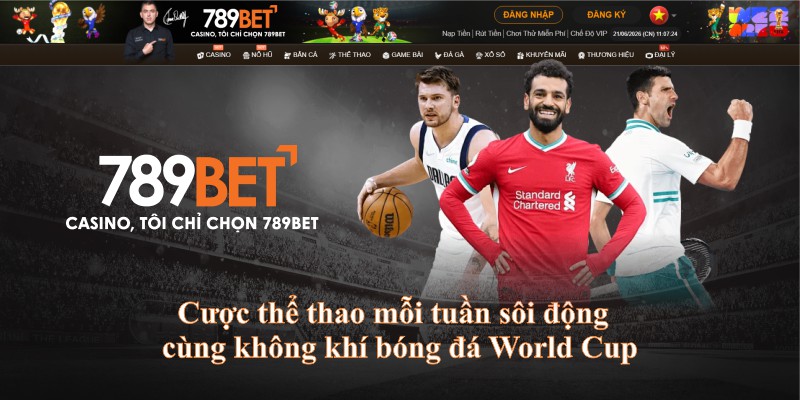 Cược thể thao mỗi tuần sôi động cùng không khí bóng đá World Cup