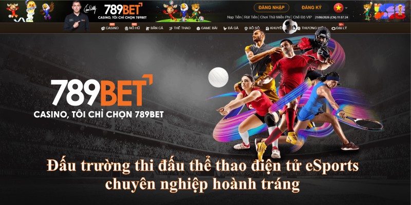 Đấu trường thi đấu thể thao điện tử eSports chuyên nghiệp hoành tráng