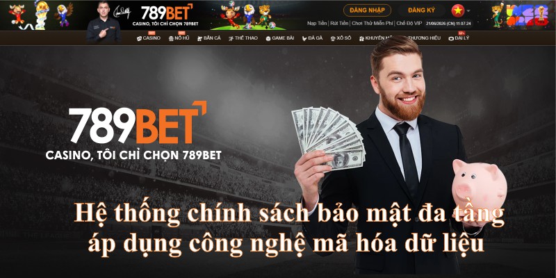 Hệ thống chính sách bảo mật đa tầng áp dụng công nghệ mã hóa dữ liệu