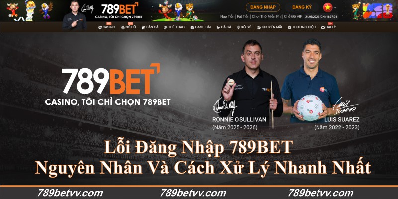 lỗi đăng nhập 789bet