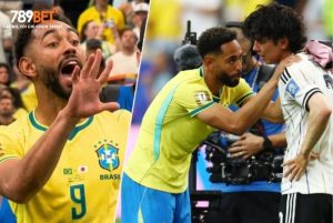 Ngược Dòng Nghẹt Thở Trước Nhật Bản, Brazil Gây Tranh Cãi Với Màn Ăn Mừng