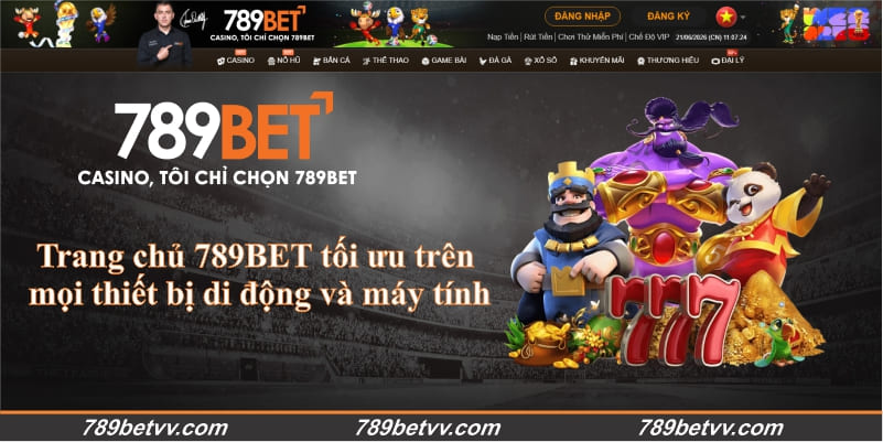 Trang chủ 789BET tối ưu trên mọi thiết bị di động và máy tính