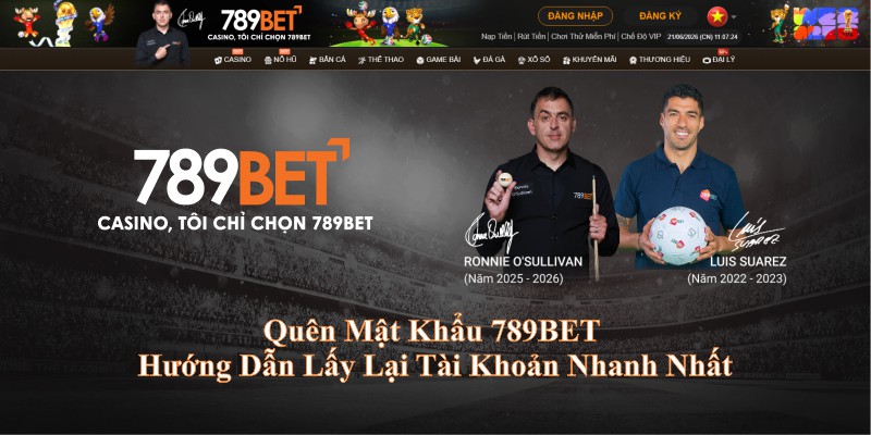 quên mật khẩu 789bet