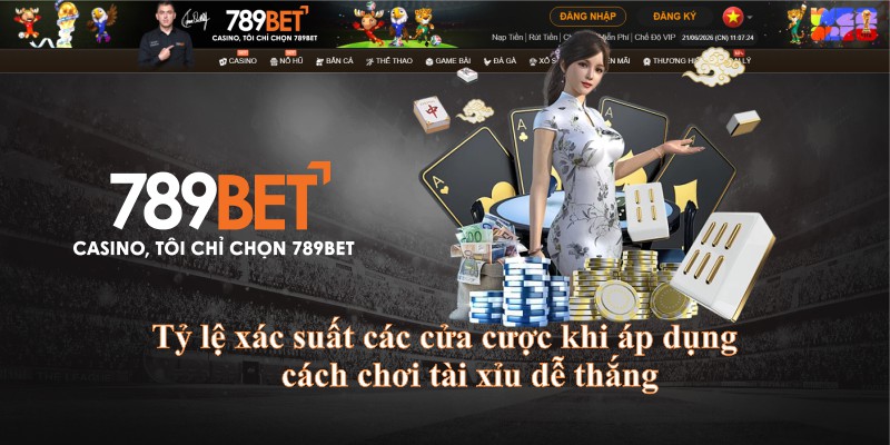 Tỷ lệ xác suất các cửa cược khi áp dụng cách chơi tài xỉu dễ thắng